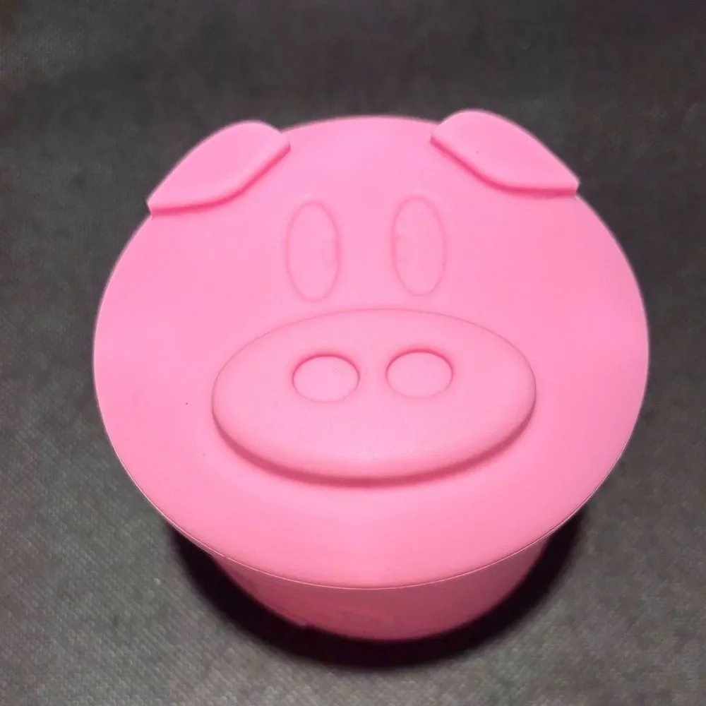 Pink Piggy bacon grease container